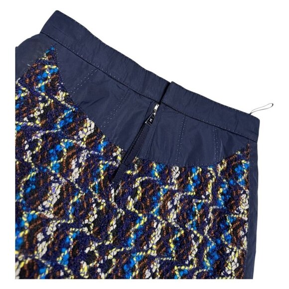 LOUIS VUITTON STUNNING Vintage WOOL & SILK Luxury Designer Skirt Size 4 Small - Picture 7 of 10
